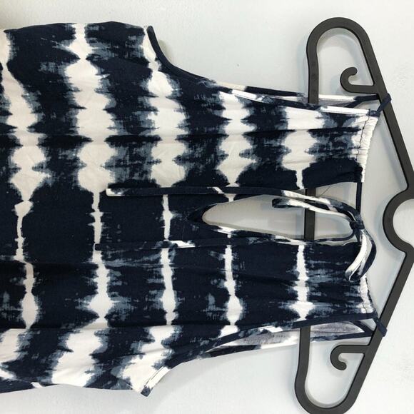 LOFT Tie Dye Suspended Neck Halter Romper Playsuit 6 - Picture 5 of 10